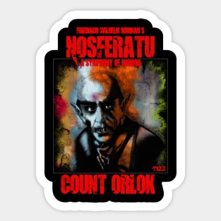 Halloween Horror Collection: 4 'Count Orlok' Sticker